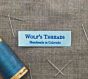 woven text labels