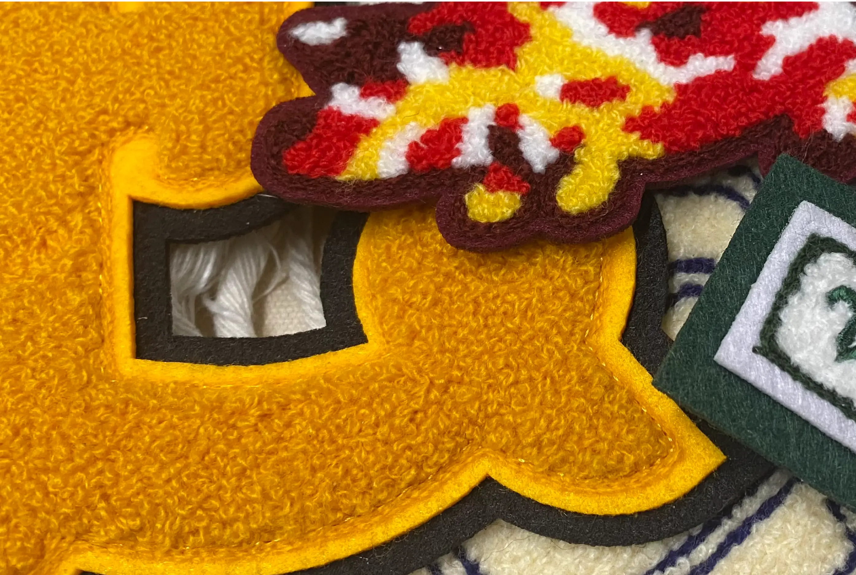 chenille patches image