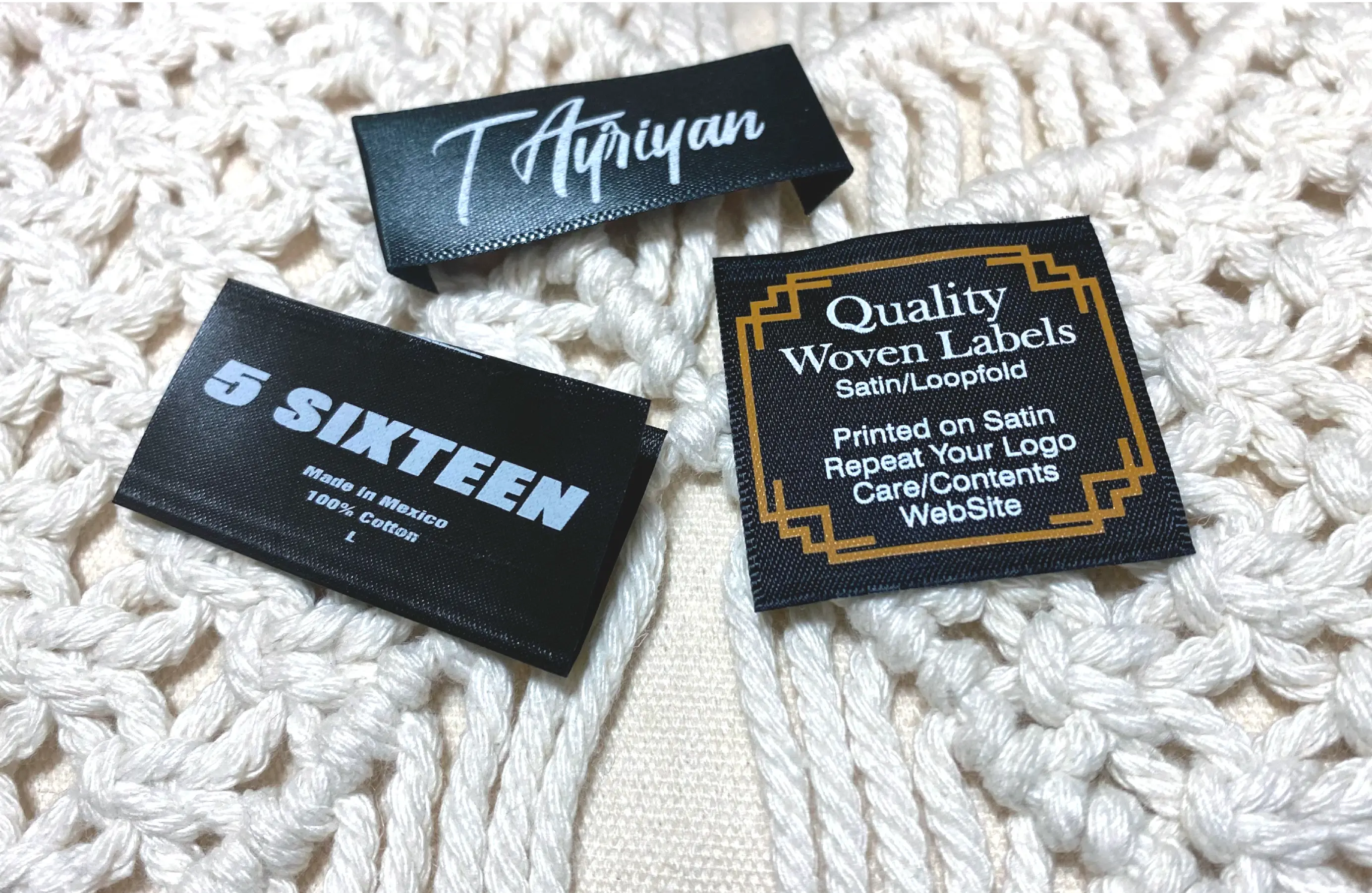 printed care labels image