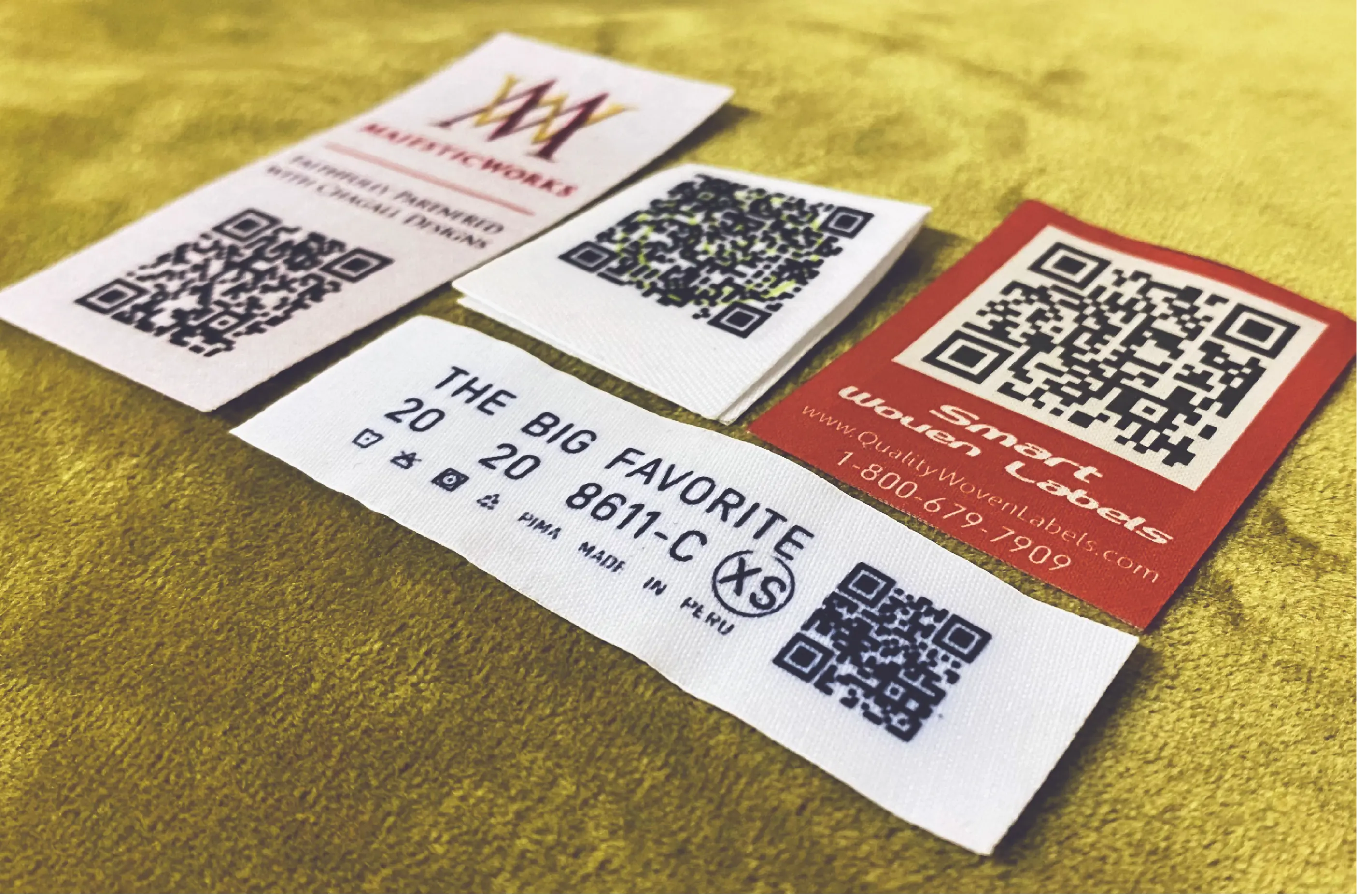 sublimation printed labels image