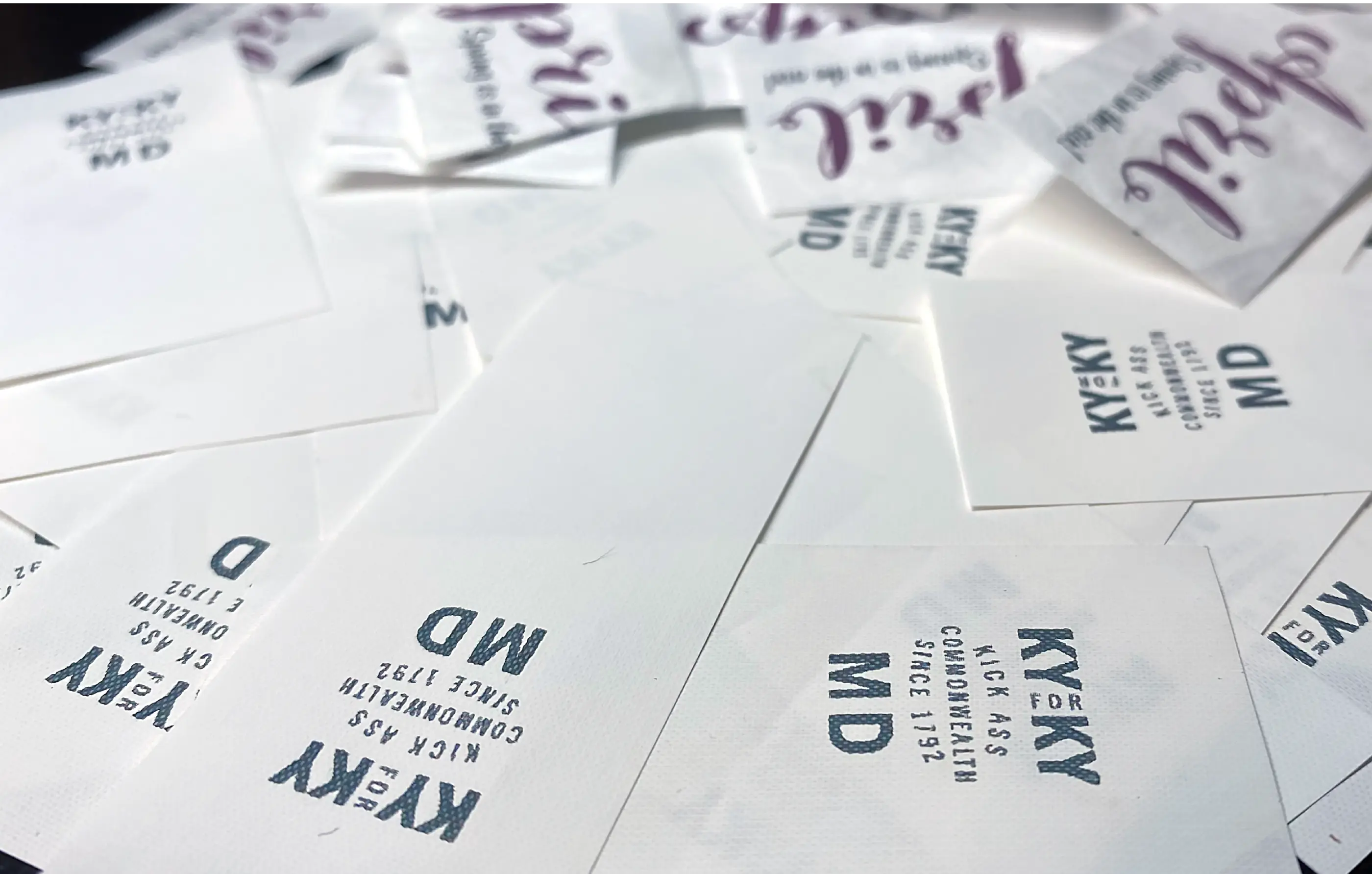 printed tyvek labels image