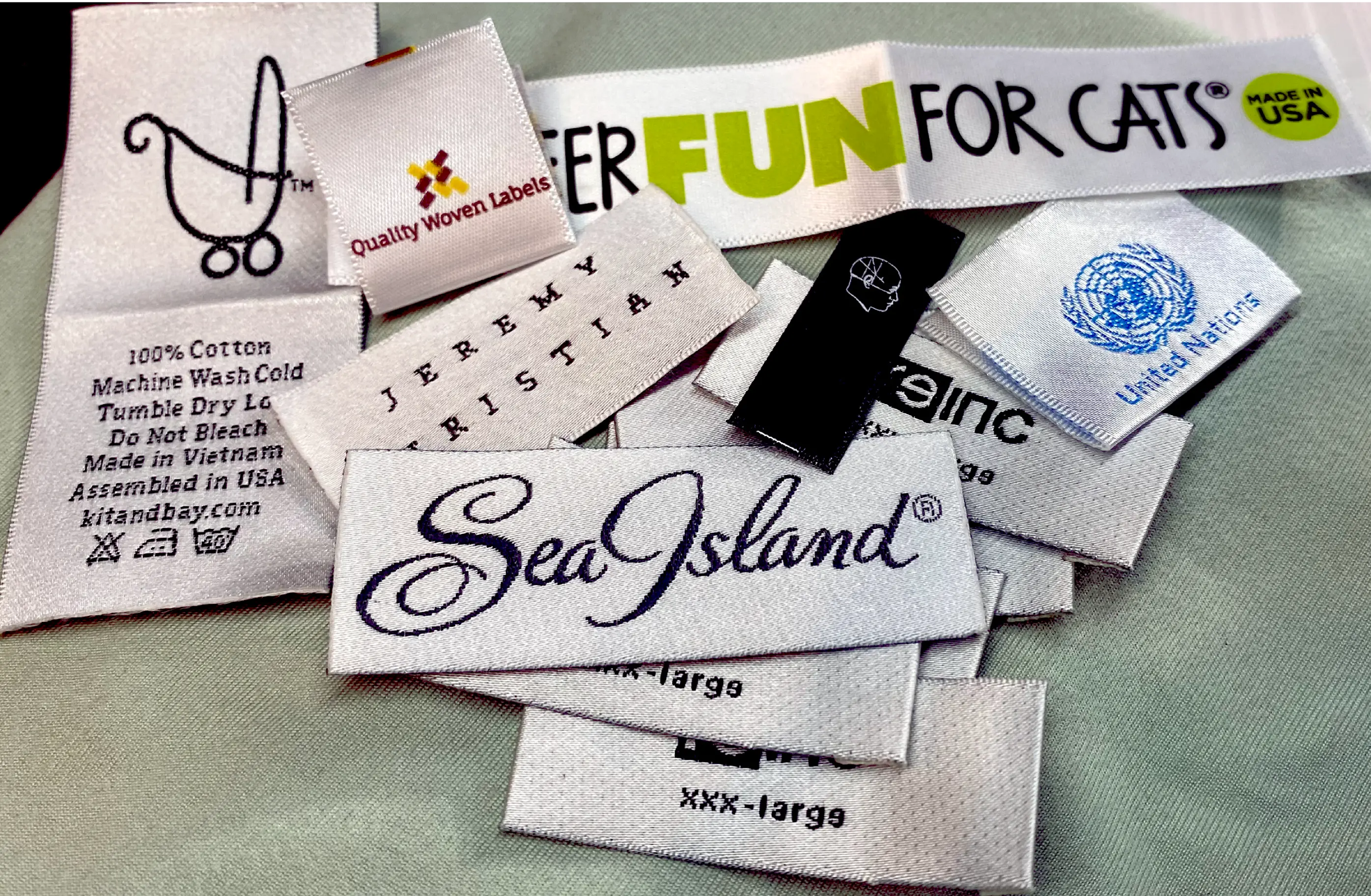 Woven Satin Labels image