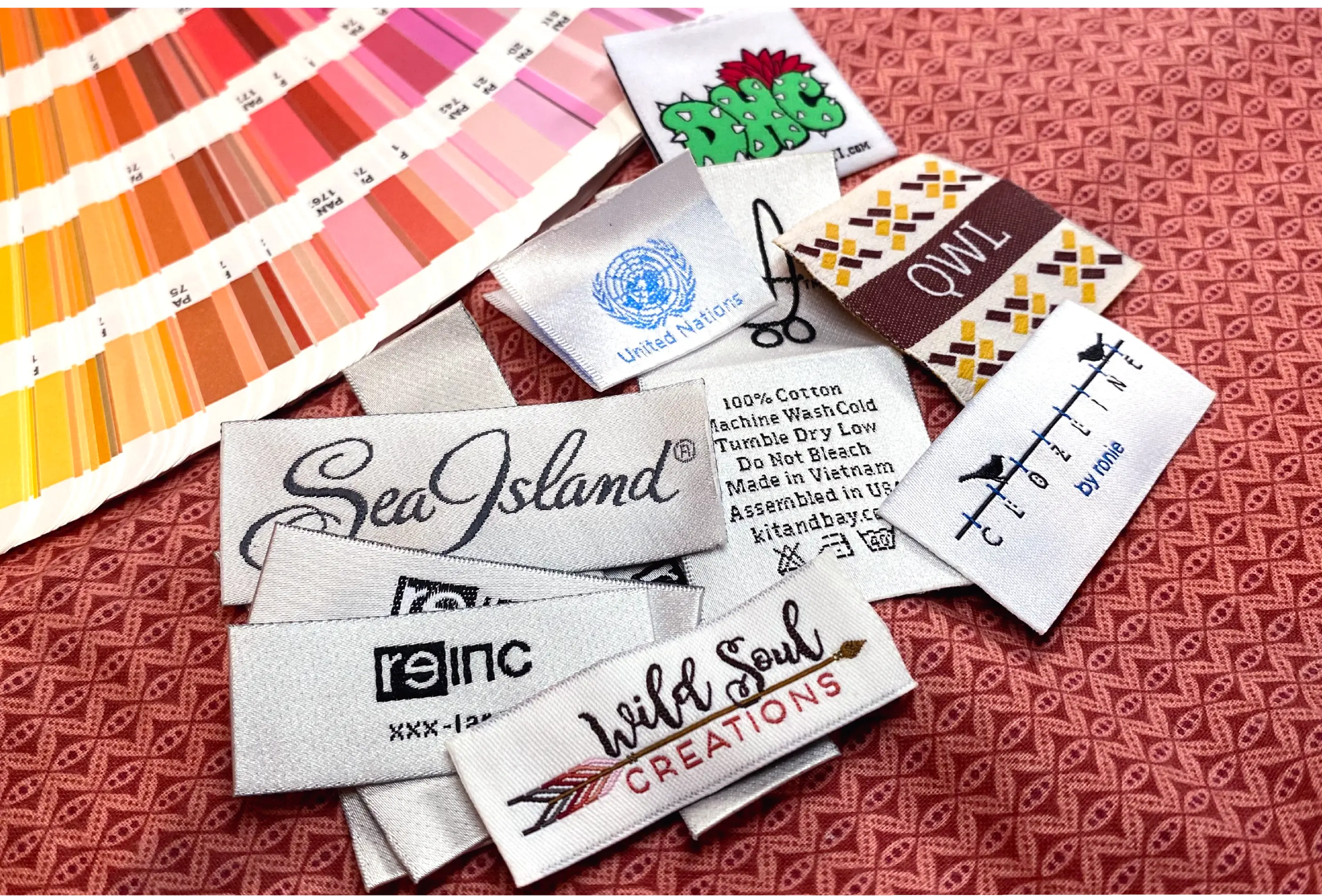 Woven Satin Labels image