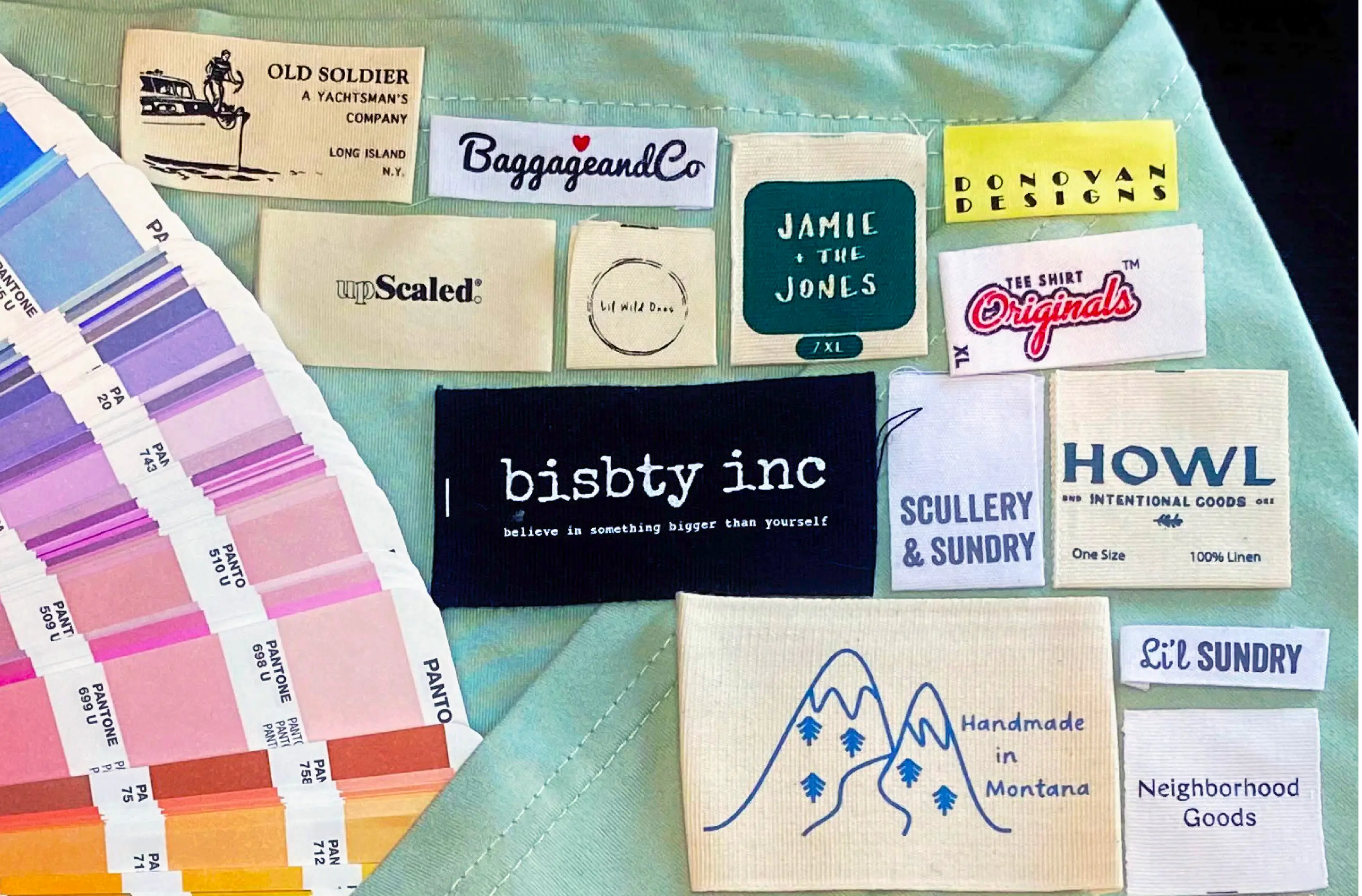 printed cotton labels image