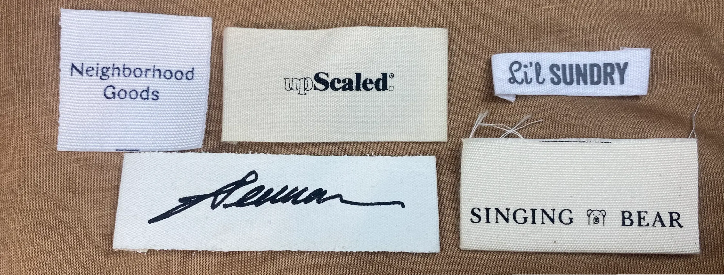 printed cotton labels image